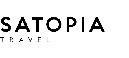Satopia Travel Logo B2 - Walking Into Freedom Without Looking Back