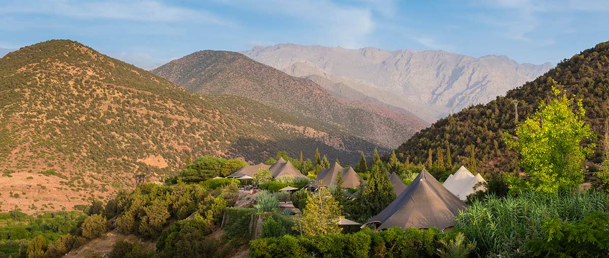19 exterior views of berber tents - KASBAH TAMADOT