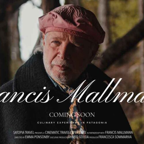 Movie Poster: Satopia Travel presents Culinary Hosted Experience with chef Francis Mallmann in Patagonia.