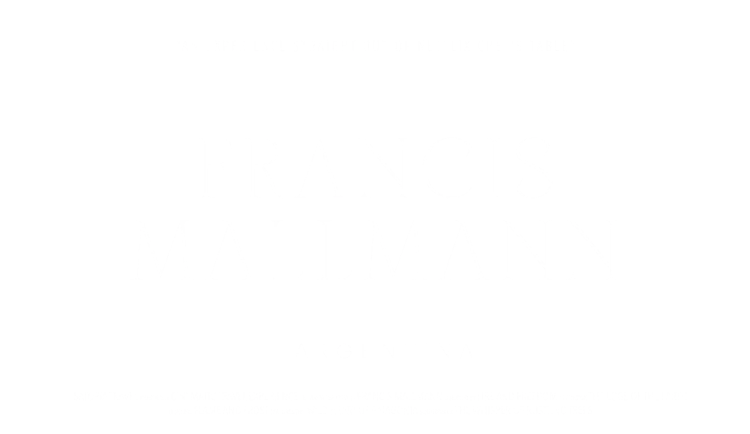 Francis Mallmann Argentina