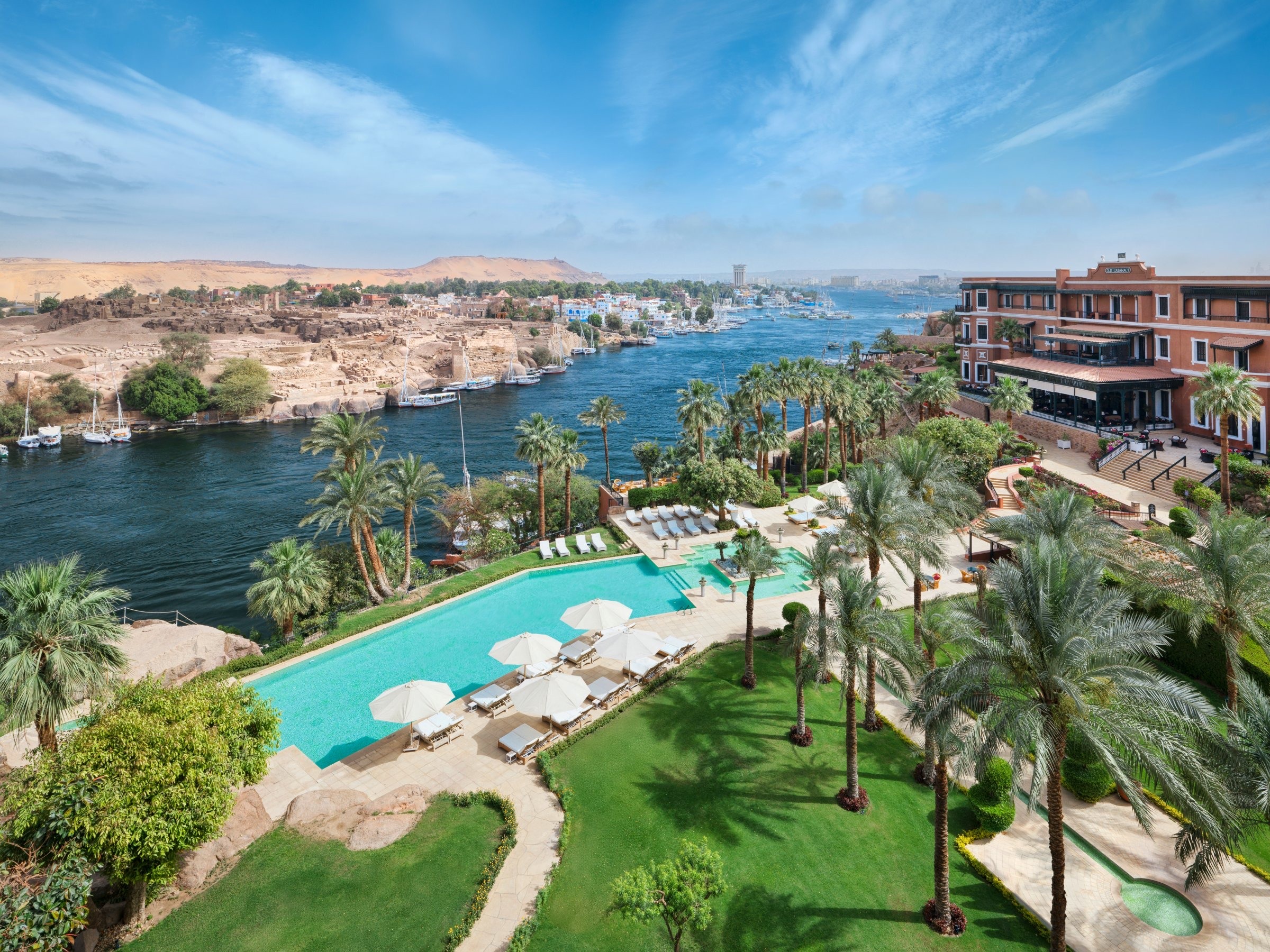 Sofitel Legend Old Cataract above the Nile at Aswan