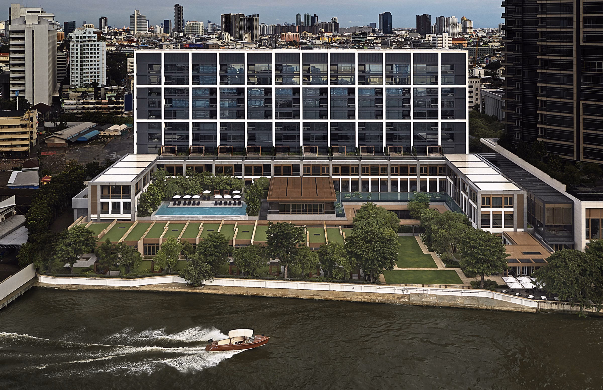 Capella Bangkok on the Chao Phraya River, No.2 on The World’s 50 Best Hotels 2026. Courtesy of The World’s 50 Best Hotels