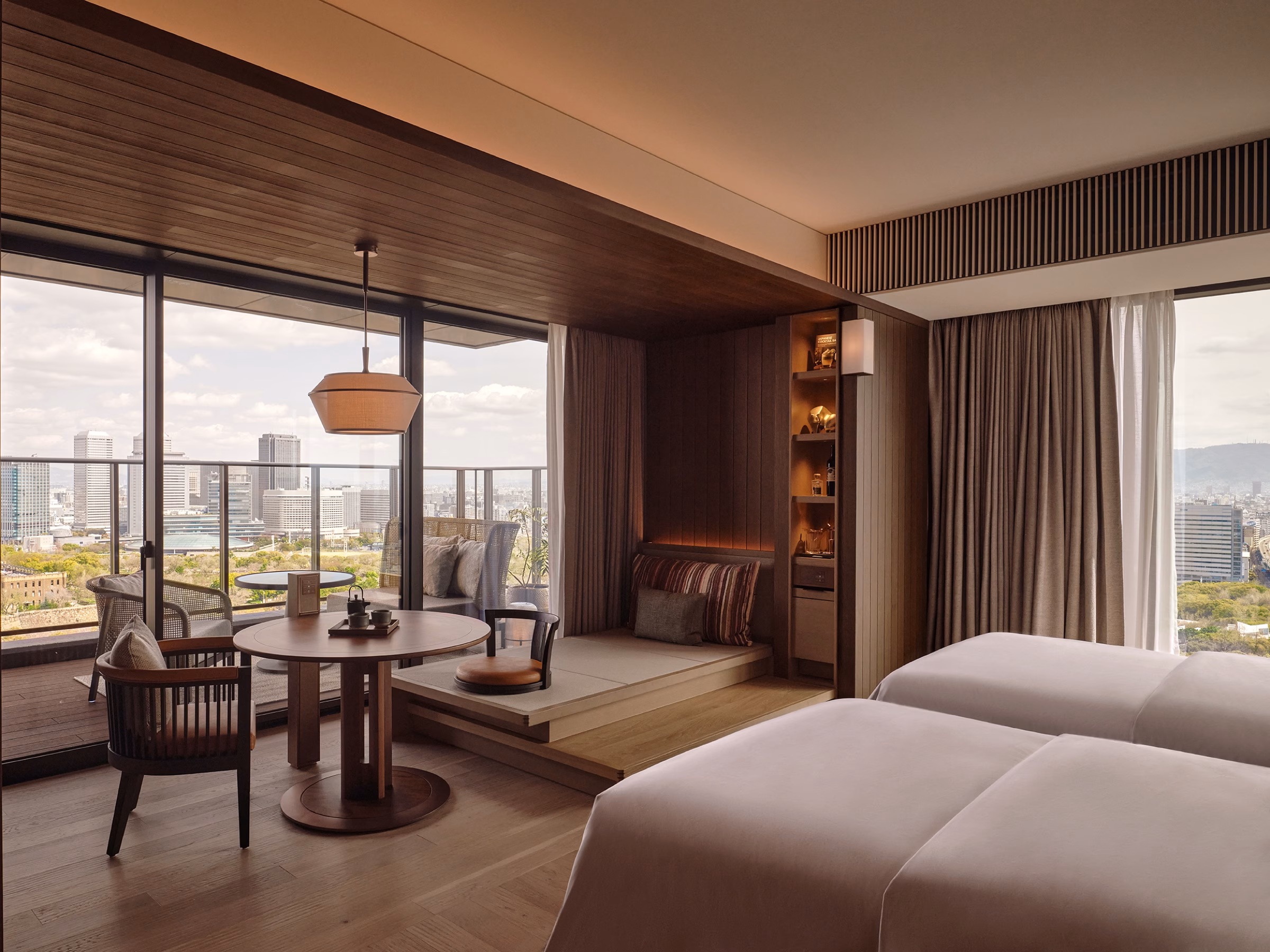 Guest room at Patina Osaka, winner of the Nikka Best New Hotel award. Courtesy of The World’s 50 Best Hotels